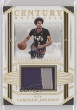 2023 Panini National Treasures Century Materials Prime 7/25 Cameron Johnson gp1