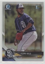 2018 Bowman Chrome Prospects Refractor 194/499 Pedro Avila #BCP40 fm0