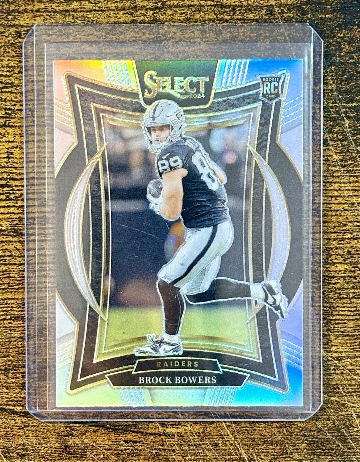 2024 Select Brock Bowers Concourse RC Silver Prizm #31 Vegas Raiders Rookie