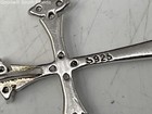 Silver Stamped/Unstamped Chain-Pendant-Bracelet-Earrings-Ring (8 Pcs) 31.3gr — photo 9
