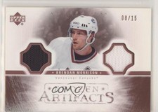 2005 Upper Deck Artifacts Frozen Dual Maroon 8/15 Brendan Morrison #FAD-BM 8i3