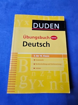 Duden Übungsbuch Deutsch extra Grammatik Rechtschreibung Zeichensetzung Kl 5-10