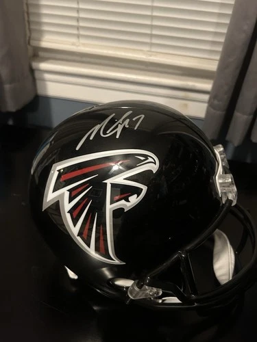 Michael Vick Signed/Autographed Falcons Full Size Replica Helmet Radtke