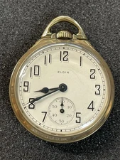 1938 Elgin Grade 478 B.W. Raymond Railroad Pocket Watch...........TJ1115