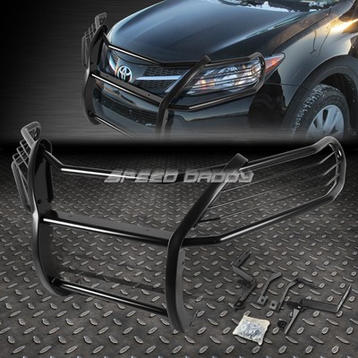 FOR 13-17 TOYOTA RAV4 XA40 BLACK MILD STEEL FRONT BUMPER BRUSH GRILLE GUARD