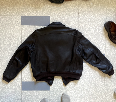 Vtg 40s 50s California Sportwear Horsehide A-2 Jacket Talon Zip LA