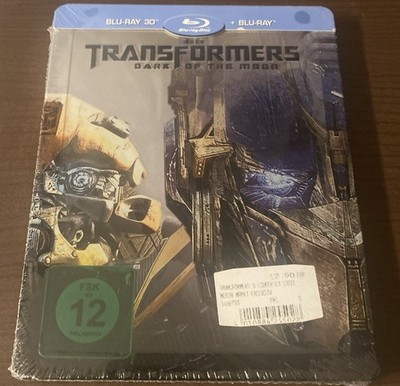 TRANSFORMERS 3: DARK OF THE MOON - DEUTSCHES 3D+2D BLU-RAY STEELBOOK - GEPRÄGT