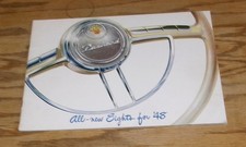 Original 1948 Packard Eight Deluxe Sales Brochure 48 Super De Luxe