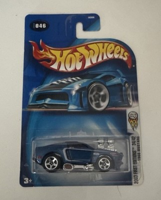 Hot Wheels 2003 First Editions #46 1968 Boss Hoss Mustang Blue w/ 5SPs