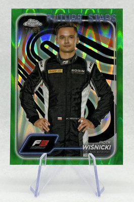 Piotr Wisnicki 2024 Topps Chrome F3 Green Future Stars #72 Rodin Motospork /99