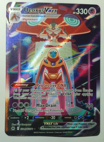 Deoxys Vmax - GG45/GG70 - Ultra Rare - Crown Zenith - Pokemon Card - Picture 1 of 2