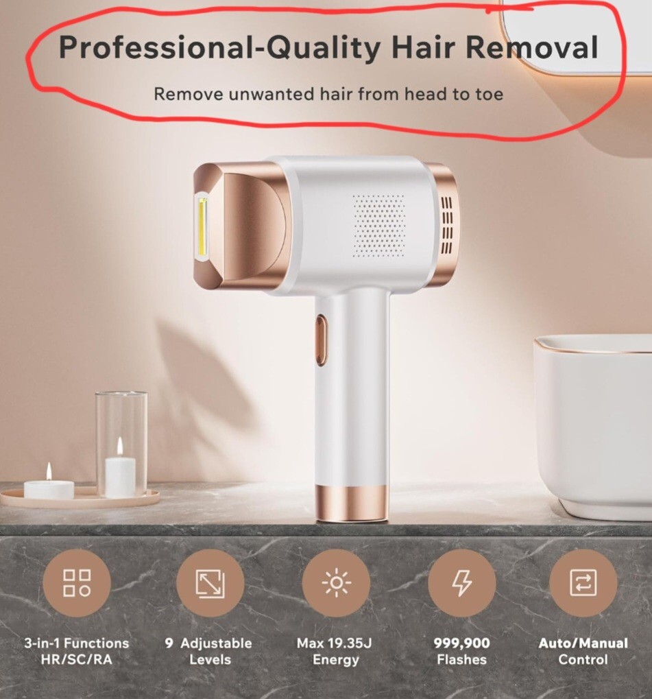 Laser Hair Removal - Hand Held IPL Device FZ-608 | eBay