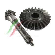 COPPIA CONICA PIGNONE + CORONA MOTOCOLTIVATORE FERRARI 74/75 Z=8/26