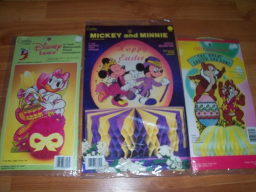 Disney Easter Honeycomb Centerpiece Decoration Eureka NOS U Pick not a Lot - Picture 1 of 7