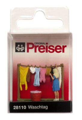 Preiser 28110 Waschtag Spur H0 - Modellbau Schönwitz