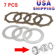 US Clutch Friction & Steel Plates Kit for Kawasaki KE100 KE100A KH100 KD80 MINI