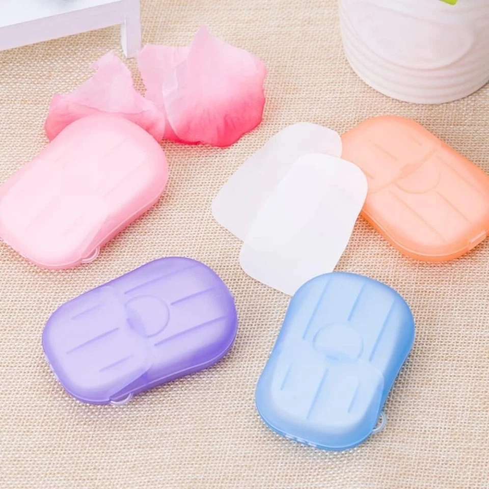 Paper Soap Portable - 500 Colorful Disposable 5 Box Travel Outdoor Care - Image 3 of 4
