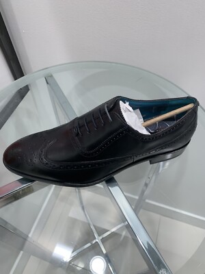 Ted Baker Black Wingtip Brogue Lace-Up Shoes Ted Baker Hackney Lace Up Shoe in Black for Men | Lyst main image 4