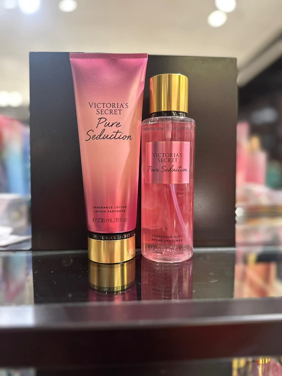 Victoria's Secret Pure Seduction Fragrance Body Mist & Body Lotion 2pc Set  New!