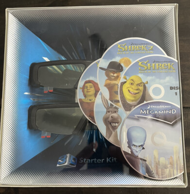 Samsung 3D Glasses Starter Kit [SSG-3100GB] 3D Shrek 1-4 