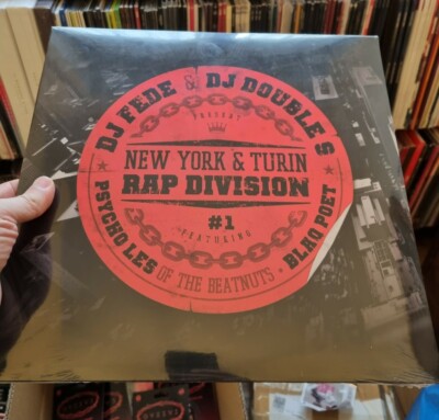 DJ Fede DJ Double S New York & Turin Rap Division LP Vinyl rot 300 Exemplare 