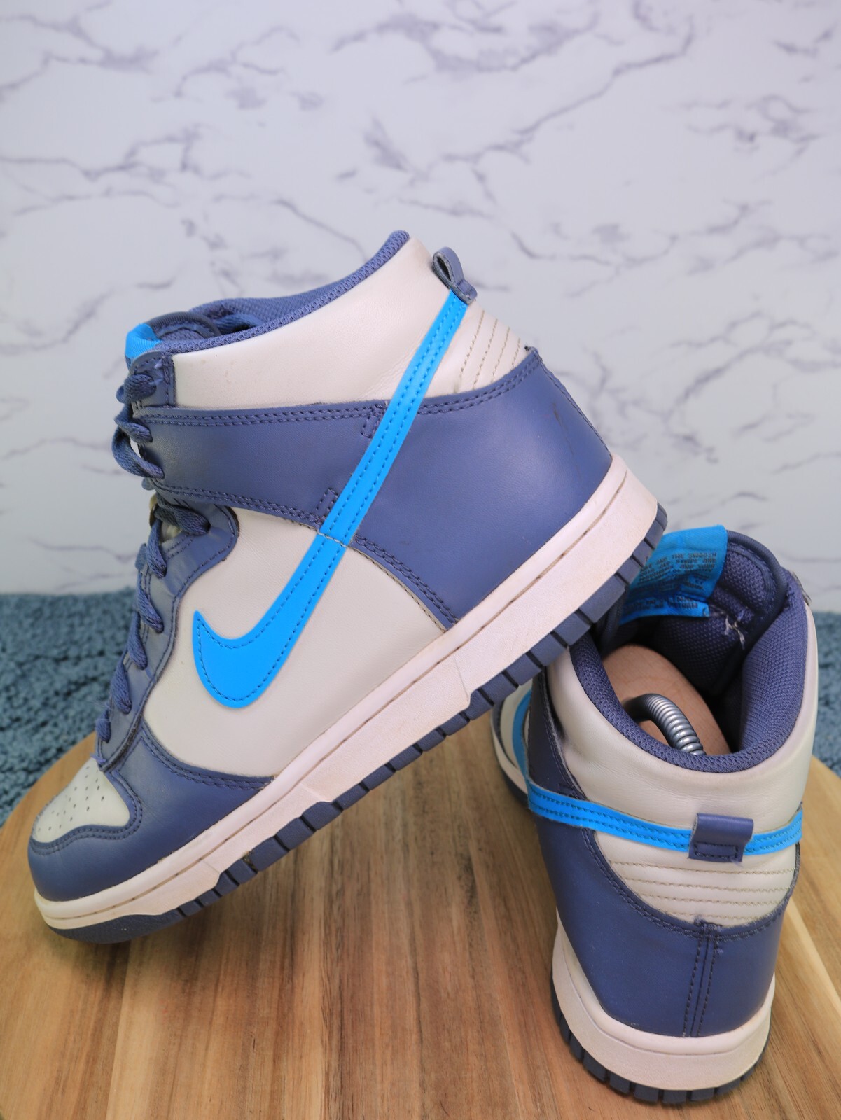 Nike Dunk High Light Bone Diffused Blue/White DB2… - image 4