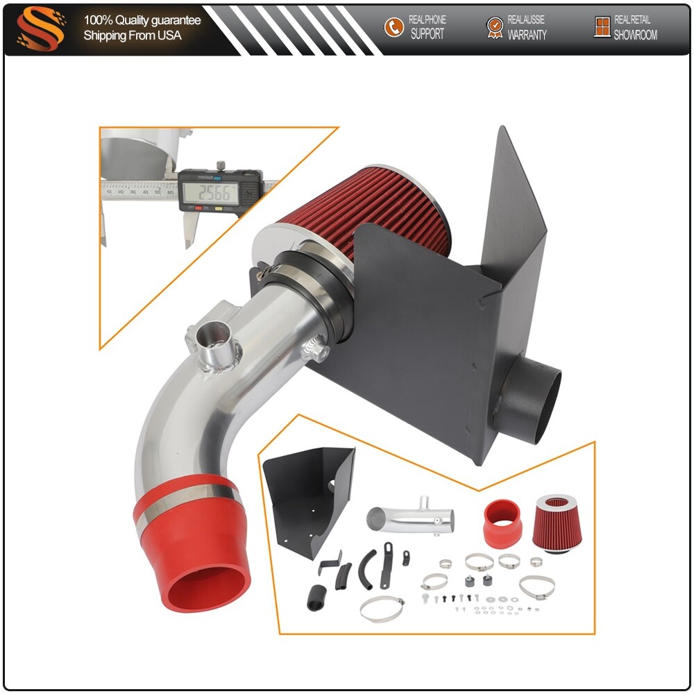 Cold Air Intake Kit + Heat Shield For 2007-2009 Toyota Camry XLE 2.4L L4 Engine