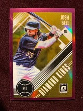2018 Donruss Optic Diamond Kings Pink Prizm #28 Josh Bell Baseball Card