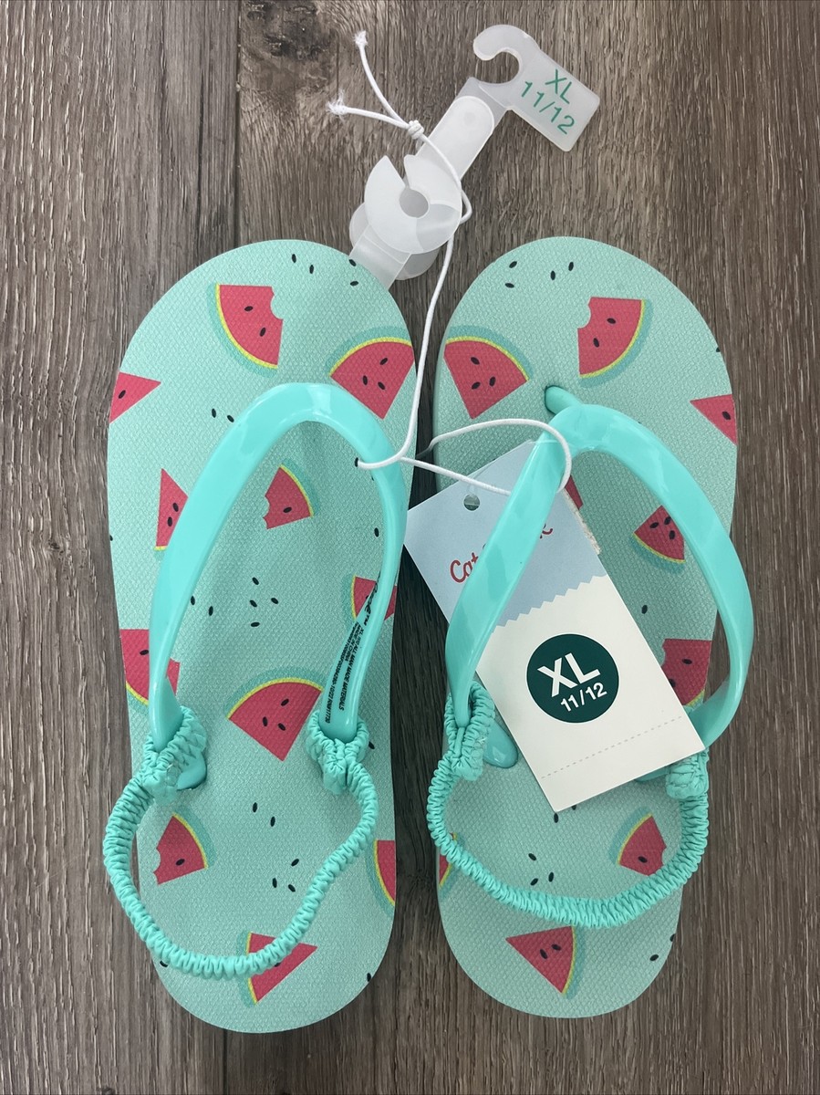 Target Cat Jack Flip Flops Shoes Toddler Size XL 11/12 Nwt