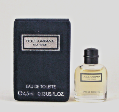 Dolce & Gabbana Men's Eau de toilette 4.5 ml. 0.13 fl.oz. Mini