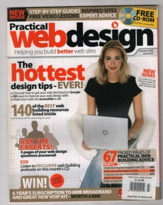 Practical Web Design UK Mag Hottest Design Tips January 2006 011520nonr