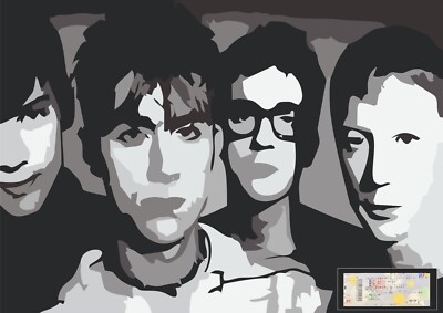 blur artwork and ticket 25 year anniversary of Japan Tour