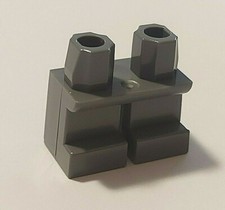 LEGO PARTS - 1X DARK BLUISH GREY CHILD MINIFIGURE LEG/SHORT MINI FIGURE PANTS