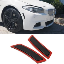 Smoked Lens Front Bumper Side Markers Reflector For 2011-16 BMW 5 Series F10 F11