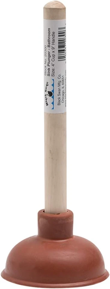 Sink Plunger Bathroom - 4" Cup X 9" Handle - Изображение 4 из 4
