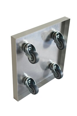 Pflanzenroller Trendline-V200W bis 200kg Deckplatte aus Alu weiß Ral9010
