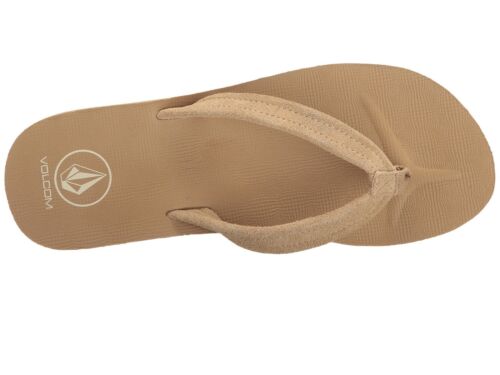 Sandali Volcom Victoria da donna - taglia 10, cinturino in pelle scamosciata marrone chiaro scarpe comode - Foto 17 di 24