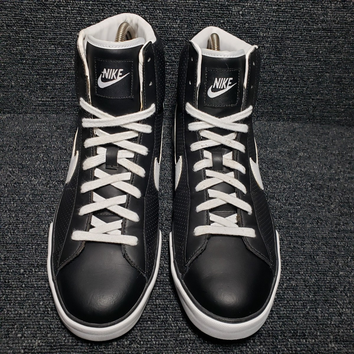 Nike 2009 Sweet Classic Hi Mens 12 Black White Perforated  display picture 2