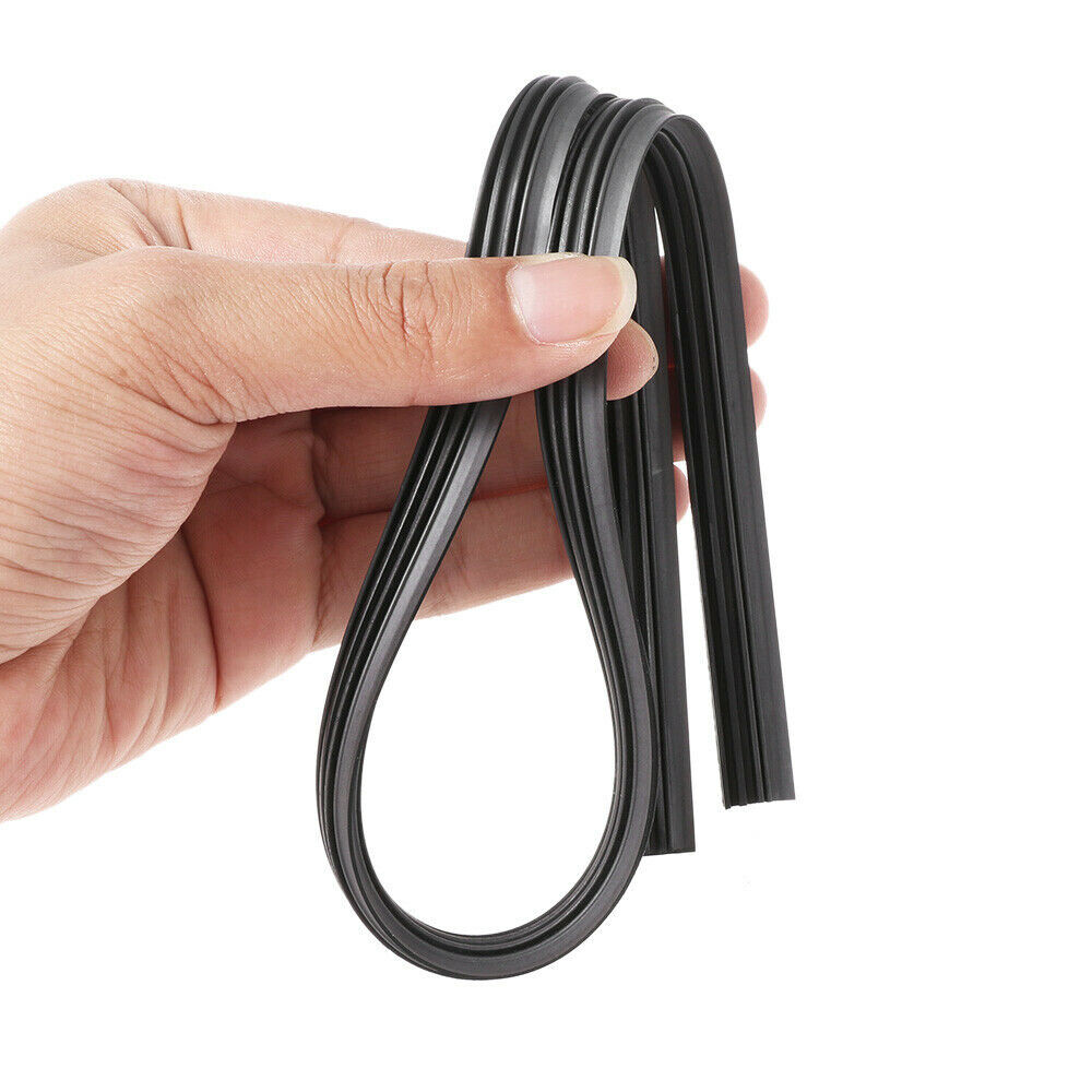 Black 28-Inch Rubber Car Windshield Wiper Blade Refill Replacement Frame