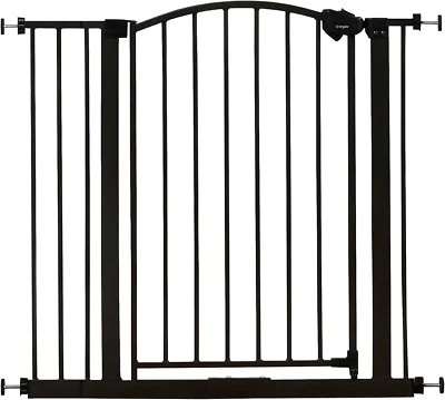 Regalo Easy Step Arched Décor Walk Thru Baby Gate, Includes 4-Inch Extension to