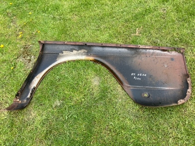 Tr4 Rear Wing Triumph TR4 TR5 Rear wing RHS USED Dry Climate has some Rust for ...