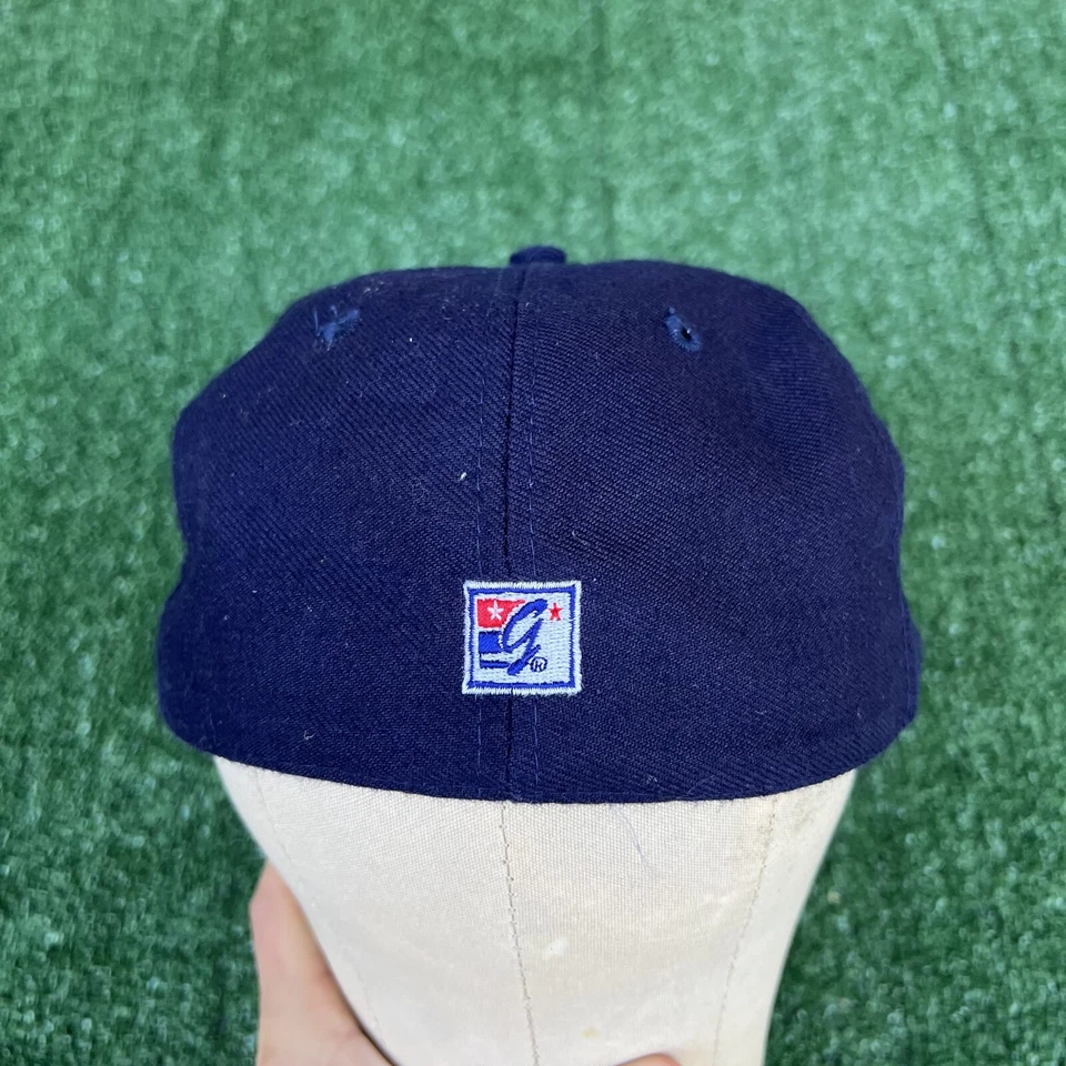 Sombrero ajustado vintage años 90 adulto The Game Naval Academy guardiamarinas Marina de los Estados Unidos 7 1/4 Foto 3 de 4