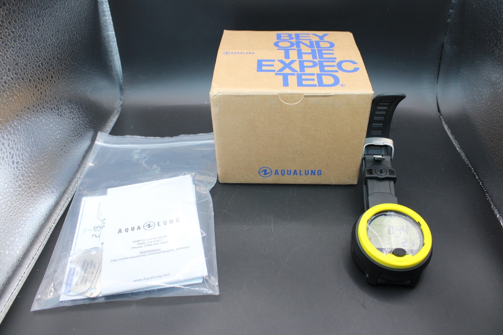 Computadora de buceo de descompresión AQUALUNG unisex-adulto I100, amarilla, tamaño estándar