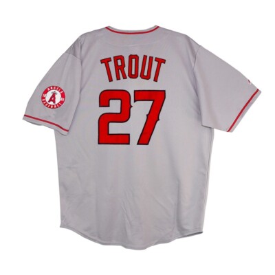Mike Trout 27 Majestic ジャージー　サイズ　youth L Mike Trout 27 Majestic ジャージー サイズ youth L - メルカリ