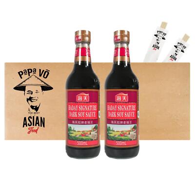 Haitian Haday Sojasauce dunkel 2x500ml Sojasosse Soy Sauce dark Soja Sauce