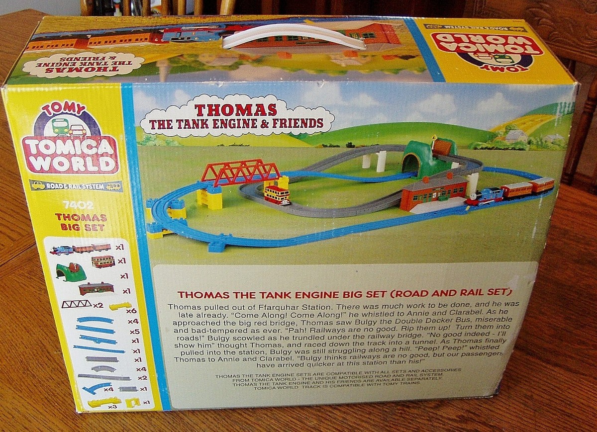 Thomas The Tank Engine 7402 BIG SET Road & Rail System +19 Wood