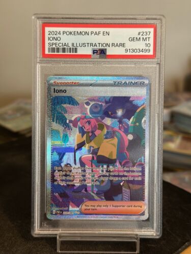 PSA 10 Iono 237/091 Paldean Fates Special Illustration Rare SIR English Pokémon