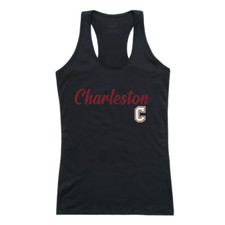 Camiseta sin mangas College of Charleston Cougars COFC NCAA Script para mujer