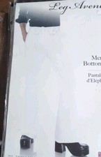 XX 86641 Men's Bell Bottom White Pants