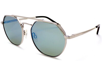 Serengeti Shelby Polarisierte Sonnenbrillen Silber / 555nm Blau Spiegelglas